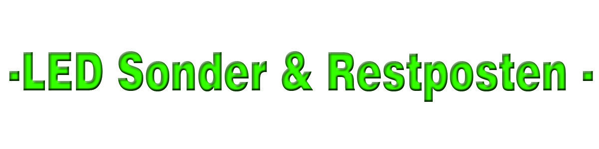 LED Sonder- &amp; Restposten

Entdecken...