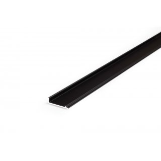 DUO-STEP10-ABD 200cm LED-Profil Schwarz  Teppen-Profil(auslaufatikel