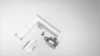 AU-MINI8-L-Verbinder-90 50x50mm Montageset weiss