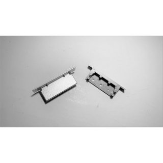 L30 EB06-T13 Alu-Einbau-Profil  Endkappe silber aus Kunststoff pro Stck Silber