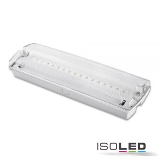 LED Notlicht/Fluchtwegleuchte UNI4 Autotest 4W, IP65, X0AEFG180 H60 x B110 x L352mm IP65 220-260V AC