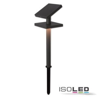 LED SOLAR Weg- und Gartenleuchte mit Helligkeitssensor, 1.3W, IP54, warmweiß H700 x B140 x L140mm IP54 3,7V DC