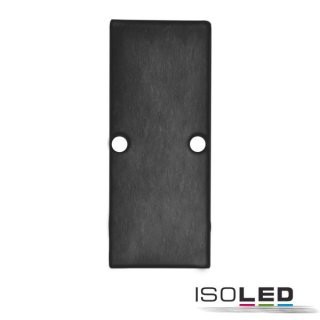 Endkappe EC90 Aluminium schwarz RAL 9005 für Profil HIDE DOUBLE inkl. Schrauben H0 x B0 x L0mm