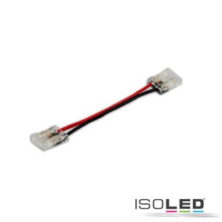 Clip-Verbinder mit Kabel Universal (max. 5A) für alle 2-pol. IP20 Flexstripes mit Breite 10mm H4 x B12 x L16mm