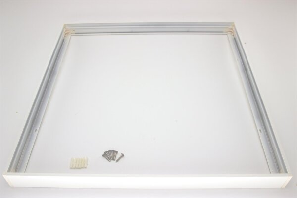 Zubehör für LED-Panel EAZYPRO Hochwertiger Aufbaurahmen 62*62cm   ohne sichtbaren Schrauben  Weiß