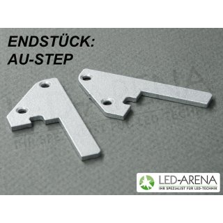 aluEndstück \AU-STEP\ Aluminium LED Profil