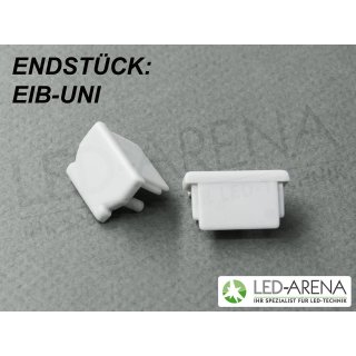 Endstück \EIB-UNI\ Aluminium LED Profil