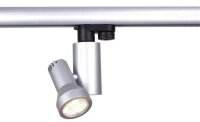 3-Phasen-Spot, Brazo, 9,9 W, 6000 K, Silber, 220-240 V/AC, 50 / 60 Hz, IP 20