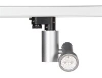 3-Phasen-Spot, Brazo, 9,9 W, 6000 K, Silber, 220-240 V/AC, 50 / 60 Hz, IP 20
