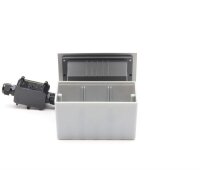 Wandeinbauleuchte, Side II, 1x max. 40 W G9, Silber, 220-240 V/AC, 50 / 60 Hz, IP 65