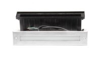 Bodeneinbauleuchte, Line IV, 7,1 W, 3000 K, Silber, 220-240 V/AC, 50 / 60 Hz, IP 67