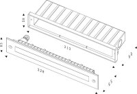 Bodeneinbauleuchte, Line IV, 7,1 W, 3000 K, Silber, 220-240 V/AC, 50 / 60 Hz, IP 67