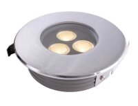 Bodeneinbauleuchte, Flat 230V 105 mm, 5,5 W, 3000 K,...