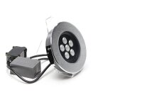 Bodeneinbauleuchte, Flat 230V 150 mm, 12 W, 3000 K, Silber, 220-240 V/AC, 50 / 60 Hz, IP 67