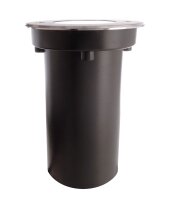 Bodeneinbauleuchte, Bodeneinbauleuchte I, 5,8 W, 3000 K, Silber, Spannungskonstant, 24 V/DC, IP 67