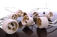 Elektrisches Montagezubehör, Fassung GU10 mit 15 cm Kabel, Länge: 150 mm, 35.0 W, IP 20