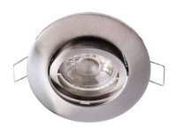 Einbaustrahler, Alioth Round, 1x max. 35 W MR16, Silber,...