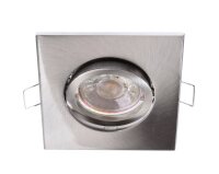 Einbaustrahler, Alioth Square, 1x max. 35 W MR16, Silber,...