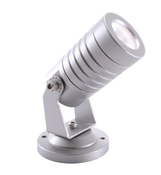 Fluter, Mini II, 3 W, 6000 K, Silber, 220-240 V/AC, 50 / 60 Hz, IP 65, IP 44