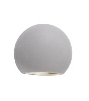 Wandaufbauleuchte, Osano II, 1x max. 25 W G9, Grau,...