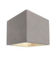 Wandaufbauleuchte, Cube, 1x max. 25 W G9, Grau, 220-240...