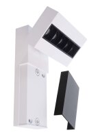 Wandaufbauleuchte, Ceti 5, 13 W, DIM, 3000 K, Weiß,...