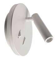 Wandaufbauleuchte, Brahe IV Round, 8,5 W, 3000 K,...