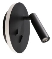 Wandaufbauleuchte, Brahe IV Round, 8,5 W, 3000 K,...