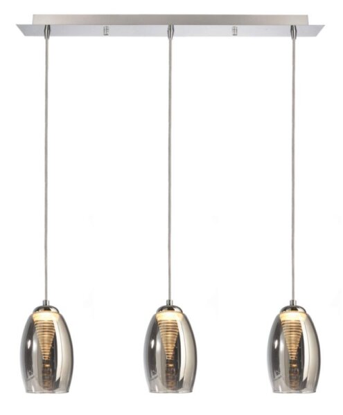 Pendelleuchte, Electra, 16,5 W, DIM, 3000 K, Silber, 220-240 V/AC, 50 / 60 Hz, IP 20