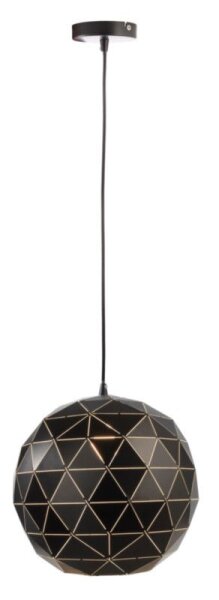 Pendelleuchte, Asterope Round 500 mm, 1x max. 40 W E27, Schwarz, 220-240 V/AC, 50 / 60 Hz, IP 20