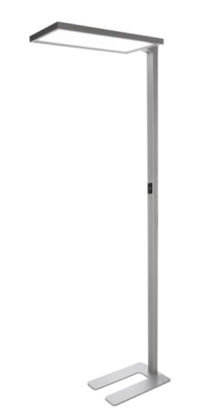 Stehleuchte, Office One Motion Up and Down, 80 W, Touch DIM, 4000 K, Silber, 220-240 V/AC, 50 / 60 H