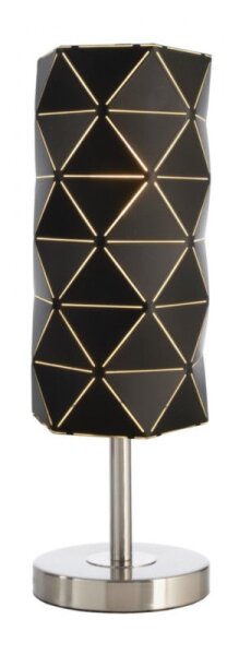 Tischleuchte, Asterope linear, 1x max. 40 W E27, Schwarz, 220-240 V/AC, 50 / 60 Hz, IP 20