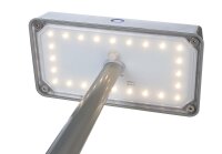 Akkuleuchte, Algieba, 2,2 W, DIM, 3000 K, Grau, Spannungskonstant, 3.7 V/DC, IP 54