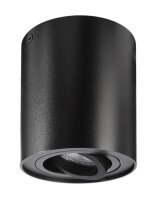 Deckenaufbauleuchte, Bengala, 1x max. 50 W GU10, Schwarz,...