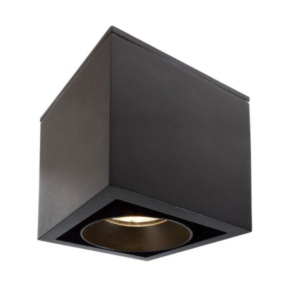 Deckenaufbauleuchte, Ceti, 11 W, DIM, 3000 K, Schwarz, 220-240 V/AC, 50 / 60 Hz, IP 44