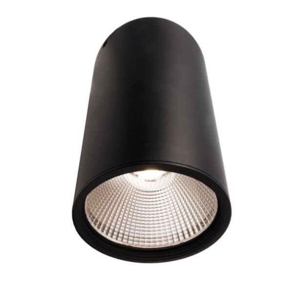 Deckenaufbauleuchte, Luna, 40 W, 4000 K, Schwarz, 220-240 V/AC, 50 / 60 Hz, IP 20