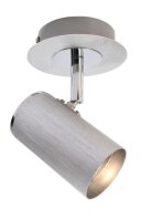 Deckenaufbauleuchte, Indi I, 1x max. 50 W GU10, Silber,...