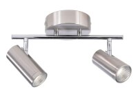 Deckenaufbauleuchte, Becrux II, 11 W, DIM, 3000 K, Silber, 220-240 V/AC, 50 / 60 Hz, IP 20