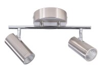 Deckenaufbauleuchte, Becrux II, 11 W, DIM, 3000 K, Silber, 220-240 V/AC, 50 / 60 Hz, IP 20