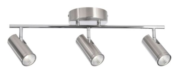 Deckenaufbauleuchte, Becrux III, 16 W, DIM, 3000 K, Silber, 220-240 V/AC, 50 / 60 Hz, IP 20