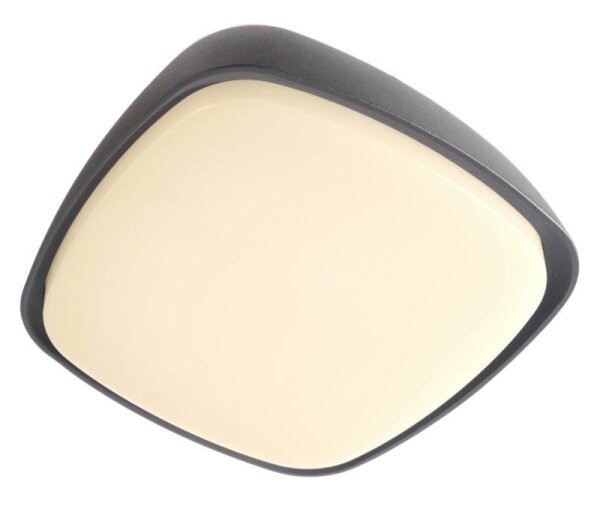 Deckenaufbauleuchte, Aurigae, 22 W, 3000 K, Dunkelgrau, 220-240 V/AC, 50 / 60 Hz, IP 65