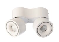 Deckenaufbauleuchte, Uni 2 Mini Double Tilt, 15 W, DIM,...