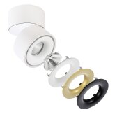 Deckenaufbauleuchte, Uni 2 Max Tilt, 32 W, DIM, 3000 K,...