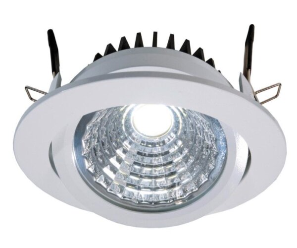 Downlight, COB 95, 10 W, 6000 K, Weiß, Stromkonstant, 26-27 V/DC, Bemessungsstrom: 350 mA, IP 20