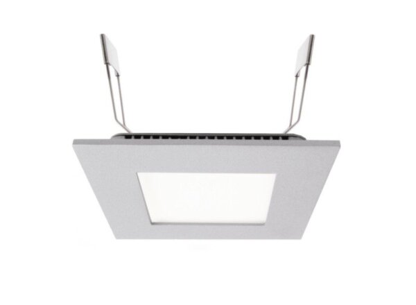 Downlight, LED Panel Square 8, 7 W, 4000 K, Hellgrau, Stromkonstant, 18-19 V/DC, Bemessungsstrom: 35