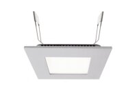 Downlight, LED Panel Square 8, 7 W, 4000 K, Hellgrau,...