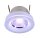 Einbaustrahler, COB 68 Acryl, 8 W, RGB, Silber, Spannungskonstant, 24 V/DC, IP 20