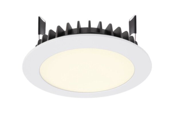 Downlight, LED Panel Round III, 12 W, 3000 K, Weiß, Stromkonstant, 35.7 V/DC, Bemessungsstrom: 350 m