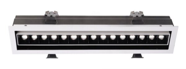 Einbaustrahler, Ceti 15 Adjust, Tilt, 30 W, 3000 K, Weiß, Stromkonstant, 44-45 V/DC, Bemessungsstrom