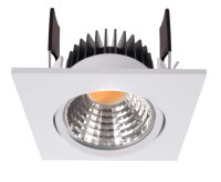 Einbaustrahler, COB-68-350mA-2700K-Square-Weiß, Stromkonstant, 16-17 V/DC, Bemessungsstrom: 350 mA,